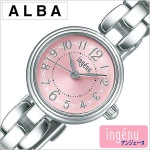 セイコー腕時計 SEIKO時計 SEIKO 腕時計 セイコー 時計 アンジェーヌ ingenu レディース ピンク AHJK437｜watch-lab
