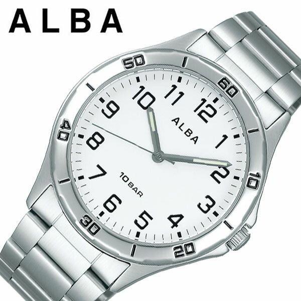 セイコー アルバ 時計 SEIKO ALBA 腕時計 メンズ ホワイト AQPK409 人気 おすす...