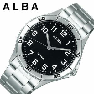 セイコー アルバ 時計 SEIKO ALBA 腕時計 メンズ ブラック AQPK410 人気 おすすめ ブランド おしゃれ 防水 軽量 おしゃれ ビジネス スーツ 仕事 ビジネス｜watch-lab