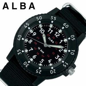 セイコー アルバ 時計 SEIKO ALBA 腕時計 メンズ ブラック AQPK416 人気 おすすめ ブランド おしゃれ 防水 軽量 デザイン おしゃれ スポーツ アウトドア｜watch-lab