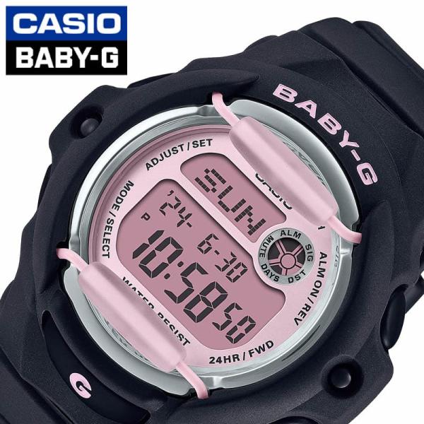 カシオ 腕時計 ベビージー 169シリーズ CASIO BABY-G レディース ピンク 液晶 ブラ...