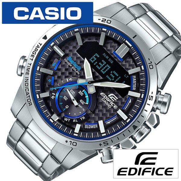 カシオ エディフィス スマートウォッチ ソーラー 電波 時計 CASIO EDIFICE 腕時計 メ...