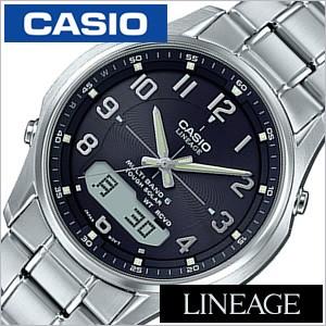 LINEAGE カシオ 電波 ソーラー 腕時計 CASIO 時計 リニエージ 男性