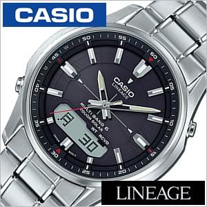 LINEAGE カシオ 電波 ソーラー 腕時計 CASIO 時計 リニエージ 男性