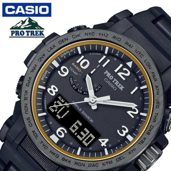 カシオ 腕時計 プロトレック エコ素材採用モデル CASIO PROTREK Climber Lin...