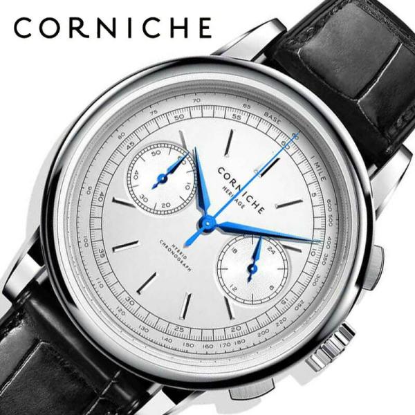 【正規代理店】 コーニッシュ 腕時計 CW-HC-SWB ヘリテージ クロノグラフ CORNICHE...