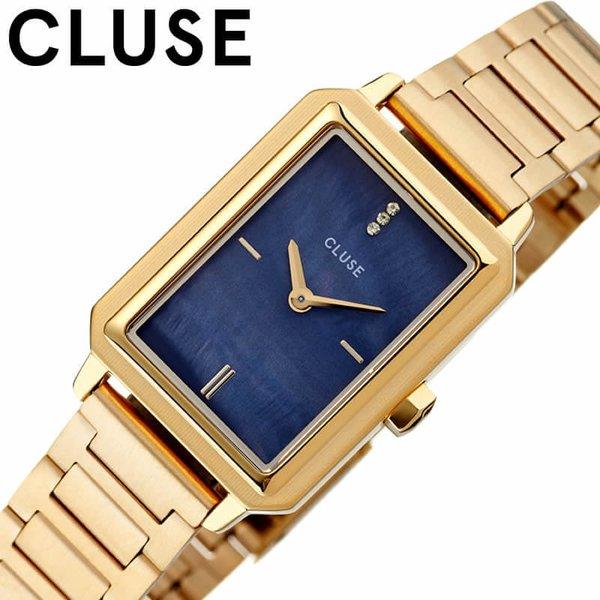 クルース 腕時計 フリューレット CLUSE Fluette レディース ネイビー ゴールド 時計 ...