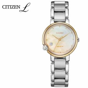 シチズン 腕時計 シチズンエル エコ・ドライブ Round Collection CITIZEN CITIZEN L レディース ベージュ シルバー 時計 EW5586-86Y｜watch-lab