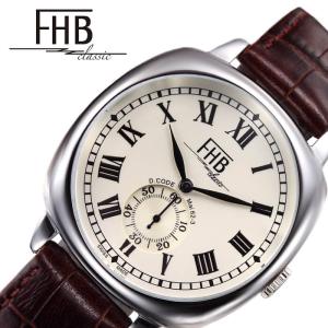 FHB 腕時計 エフエイチビー 時計 リアムシリーズ F901 LIAM SERIES メンズ レディース ホワイト F901-SWR クラシカル レトロ ヴィンテージ ビンテージ シンプル｜watch-lab