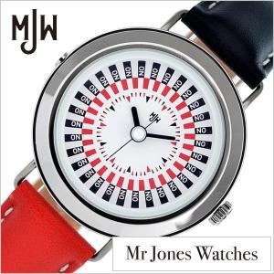 ミスタージョーンズウォッチ 時計 Mr.Jones Watches 腕時計 THE DECIDER メンズ レディース ホワイト MJW020001｜watch-lab