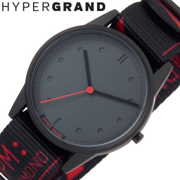 ハイパーグランド 腕時計 ゼロワン ナトー HYPER GRAND 01NATO メンズ ブラック ...
