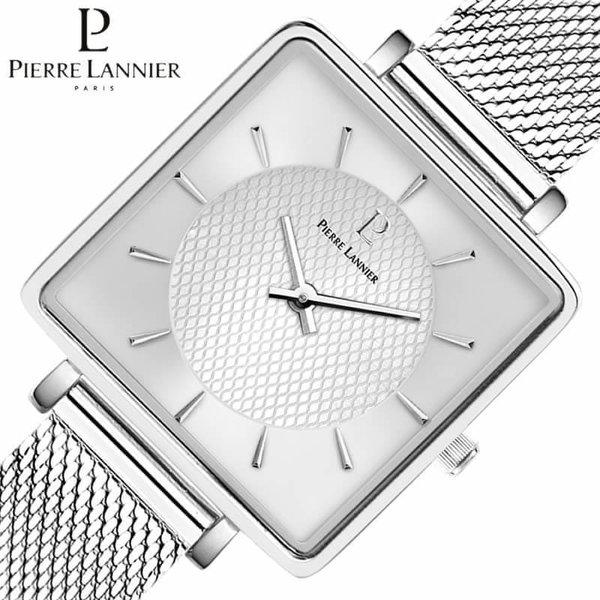 ピエールラニエ 腕時計 レカレ Pierre Lannier Lecare レディース シルバー P...