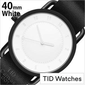 ティッド ウォッチズ 時計 キャンバス 世界500個限定モデル TID Watches 腕時計 メンズ ホワイト TID01-CANVAS40