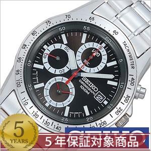 SEIKO セイコー 腕時計 クロノグラフ メンズ時計 SND367PC