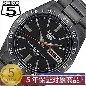 セイコー SEIKO 腕時計 セイコー 5  セイコーファイブ メンズ ブラック SNKE03KC ...