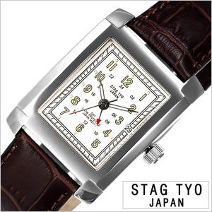 スタッグ ティーワイオー 腕時計 STAG TYO 時計 タイプ：1949 TYPE：1949 メンズ ホワイト STG015S1｜watch-lab