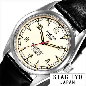 スタッグ ティーワイオー 腕時計 STAG TYO 時計 タイプ：1990 TYPE：1990 メンズ ホワイト STG016LT1｜watch-lab