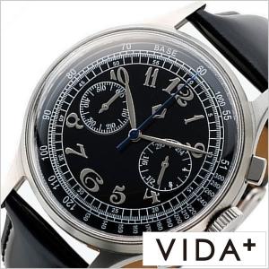 ヴィーダプラス腕時計 VIDA+時計 VIDA+ 腕時計 ヴィーダプラス 時計 シュヴァリエ Chevalier メンズ ブラック VD-40214-SLV-BK｜watch-lab