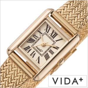 ヴィーダプラス 腕時計 VIDA+ 時計 レディース クリーム VD-JM83930-GD｜watch-lab