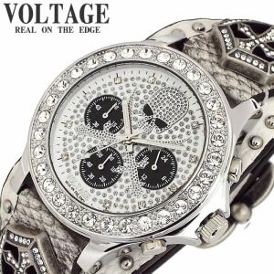 ヴォルテージ VOLTAGE 腕時計 センチネル 9 SENTINEL 9 メンズ VO-013S9-01W 男性 ホワイト バイカー ロック 革ジャン コンチョ シルバー ハード 人気 おすすめ｜watch-lab