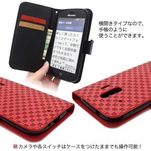 らくらくホン f42a ケース 手帳型 らくら...の詳細画像3