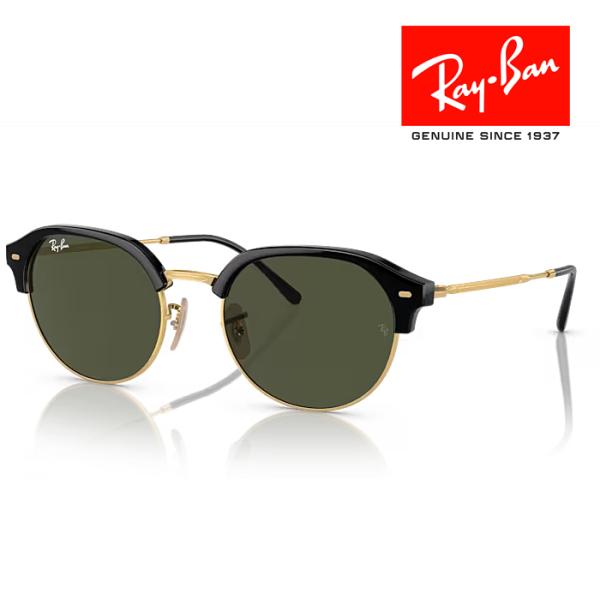 RayBan レイバン サングラス メガネフレーム 53□20 ブラック ゴールド グリーン G-1...