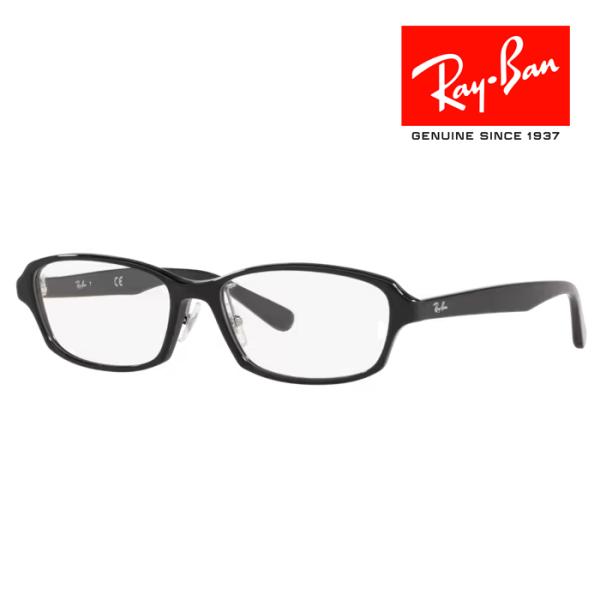 RayBan レイバン メガネフレーム 55□16 ブラック RX5385D 2000 クロス付き ...