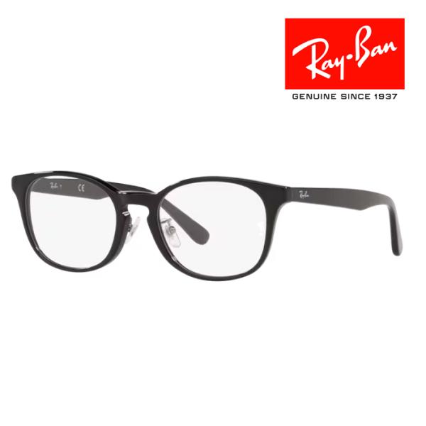 RayBan レイバン メガネフレーム 51□19 ブラック RX5386D 2000 クロス付き ...