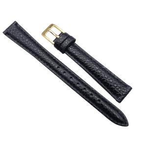 SEIKO（セイコー） 腕時計 時計 ベルト 12mm ワニ型押し DAP2 黒