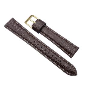 時計用 ベルト 16mm セイコー SEIKO バンド DAE9R 牛革シュリンク 茶 メンズ 正規品