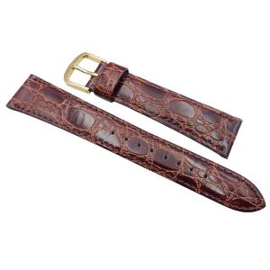 時計用 ベルト 18mm セイコー SEIKO 牛革ワニ型押し DE79 茶 メンズ  正規品