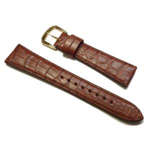 腕時計 時計 ベルト 19mm セイコー SEIKO DEL6 クロコダイル 茶 正規品