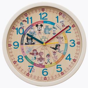 掛時計 セイコークロック FW812C たくさんのキャラクターが集合したディズニー100ならではの掛時計 新品 正規品【送料無料　宅配便にて発送】｜watch-moonf