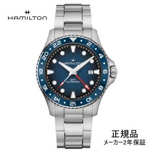 腕時計 ハミルトン HAMILTON カーキ ネイビー スキューバオート 30気圧防水 43mm メンズ 機械式 自動巻き H82535140 正規輸入品