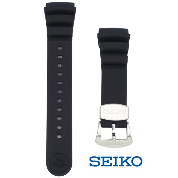 腕時計用 ベルト セイコー SEIKO 24mm シリコンラバー バンド SBCZ023 SUN02...