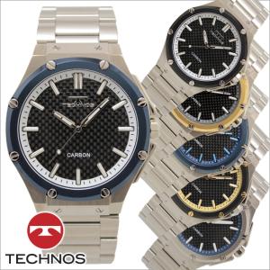 テクノス　T6B80 オールステンレス 三針 腕時計 メンズ TECHNOS 正規品 アウトレット｜watch-outletstore