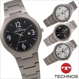 テクノス　T9360　チタンケース＆バンド 三針 カレンダー 腕時計 メンズ TECHNOS 正規品 アウトレット｜watch-outletstore