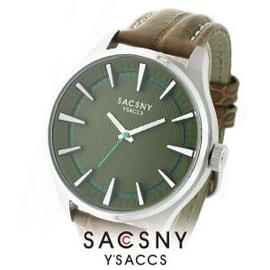 メンズ レディース 腕時計 SACCSNY Y'SACCS サクスニー イザック SYA-15087-GR 緑 ユニセックス