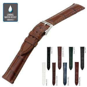 For Blancpain ブランパン 汎用ワニレザーベルト 受注生産品 腕時計