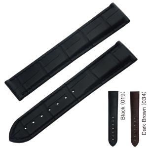 OMEGA（オメガ） ブルー アリゲーター レザーストラップ 19-16mm 時計