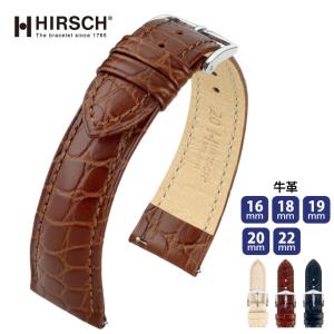 ヒルシュ HIRSCH 腕時計ベルト モデナ Dバックル付き アビエ式バネ棒