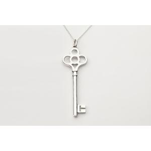 TIFFANY&Co.（ティファニー） キー ダイヤ ネックレス Ag925 シルバー