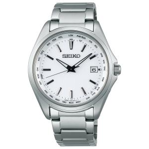 SEIKO[ セイコー] SEIKO SELECTION[セイコー セレクション] SBTM287 ソーラー電波時計　ワールドタイム 　メンズ 　正規品｜watchclubfuzi-8951