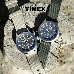 腕時計 メンズ TIMEX ミリタリー EXPEDITION SCOUT METAL t49961
