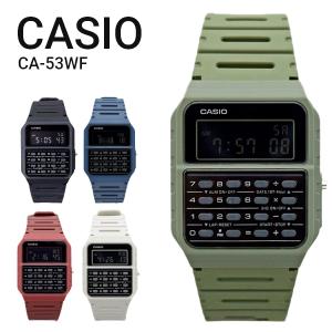 CASIO 腕時計（5年保証）メンズ レディース 計算機付き アースカラー レトロ感でスタイリッシュ CA53WF-1B 2B 3B 4B 8B チープカシオ