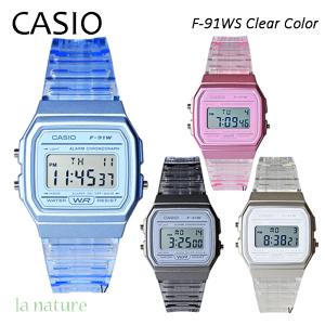 （5年保証）CASIO デジタル 腕時計 スケルトン カラー 軽量 薄型 チプカシ メンズ レディース F-91WS-2 F-91WS-4 F-91WS-7 F-91WS-8｜watchcrash