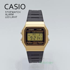 CASIO デジタル F-91WM-9A ゴールド 腕時計 メンズ レディース キッズ プ チープカシオ 軽量 薄型