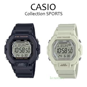 5年保証 CASIO カシオ スポーツ ウォーキング ランニング 歩数管理 運動量管理をサポート 腕時計 少し小ぶり LWS-2200H  ブラック アイボリー