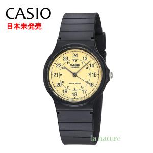 （日本未発売）BOX付き 腕時計 メンズ レディース CASIO カシオ MQ-24-9B チプカシ アナログ 軽い 薄い 日常生活防水