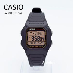 （日本未発売）CASIO デジタル 腕時計 メンズ 軽い 10気圧防水 ストップウォッチ アラーム W800HG-9A